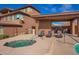 Community hot tub with seating near pool and grilling area at 16333 E Lombard Pl, Fountain Hills, AZ 85268