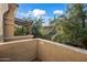 Private balcony with views of the community at 1702 E Bell Rd # 130, Phoenix, AZ 85022