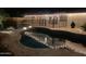 Inviting swimming pool with surrounding patio and lights at 2032 E Pegasus Dr, Tempe, AZ 85283