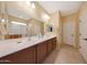 Bathroom with double vanity and lots of light at 20587 N 259Th Dr, Buckeye, AZ 85396