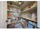 Well-organized pantry with ample shelving for food storage at 20587 N 259Th Dr, Buckeye, AZ 85396