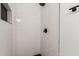 Clean shower with white tile, black accents and rainfall shower head at 3491 N Arizona Ave # 98, Chandler, AZ 85225