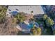 Aerial view of community pool and building at 355 E Thomas Rd # B206, Phoenix, AZ 85012