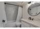 Clean bathroom with modern vanity and bathtub at 355 E Thomas Rd # B206, Phoenix, AZ 85012