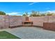 Outdoor fireplace and patio area at 3702 W Naomi Ln, San Tan Valley, AZ 85144