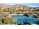 Two community tennis courts at 4208 N Via Cobre Cir, Mesa, AZ 85207