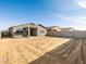 View of home's backyard shows plenty of room for a pool and outdoor entertaining at 4267 W Jeanette Ln, San Tan Valley, AZ 85144