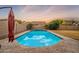 Private backyard oasis with a refreshing pool at 4647 E County Down Dr, Chandler, AZ 85249