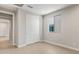 Neutral bedroom with a big closet and a window, providing ample natural light at 7659 W Cactus Wren Way, Florence, AZ 85132