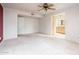 Bedroom with private bathroom and lots of natural light at 7837 E Crestwood Way, Scottsdale, AZ 85250