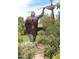 Metal sculpture in garden, Blessings to All at 7837 E Crestwood Way, Scottsdale, AZ 85250