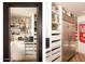 Well-organized pantry with ample storage and stainless steel refrigerator at 13801 N Moon Dr, Phoenix, AZ 85023