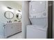 Convenient laundry area with stackable washer and dryer at 15380 N 100Th St # 1096, Scottsdale, AZ 85260