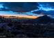 Stunning sunset view over city lights at 21312 N 113Th Pl, Scottsdale, AZ 85255