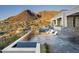 Luxury infinity pool and spa with mountain views at 21312 N 113Th Pl, Scottsdale, AZ 85255