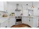 Bright, white kitchen featuring stainless steel appliances and butcher block countertops at 2209 E Weldon Ave, Phoenix, AZ 85016