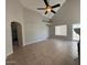 Living room with high ceilings and tile flooring at 2255 W Rose Garden Ln, Phoenix, AZ 85027