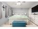 Main bedroom with ceiling fan and ample space for furniture at 2535 W Canyon Crest Cir, Phoenix, AZ 85023