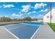 Private pickleball court with home view at 27921 N 153Rd St, Scottsdale, AZ 85262