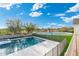 Luxury pool and spa with a paddle ball court at 27921 N 153Rd St, Scottsdale, AZ 85262