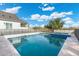 Inviting pool and spa with tiled accents at 27921 N 153Rd St, Scottsdale, AZ 85262