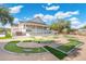 Landscaped backyard putting green at 27921 N 153Rd St, Scottsdale, AZ 85262