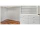 Spacious walk-in closet with shelves and drawers at 27921 N 153Rd St, Scottsdale, AZ 85262