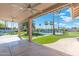 Covered patio with a view of the pool area at 356 W Ivanhoe St, Gilbert, AZ 85233