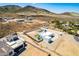 Aerial view of a single-story home with a pool and desert landscaping at 36627 N 18Th Dr, Phoenix, AZ 85086