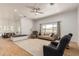 Bright living room with comfy seating and a view of the backyard at 36627 N 18Th Dr, Phoenix, AZ 85086