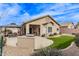 Inviting backyard offers a built-in BBQ, gazebo and artificial turf area at 3711 E Sandy Way, Gilbert, AZ 85297