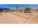 Inviting bocce ball courts surrounded by green landscape in this well maintained community park at 3711 E Sandy Way, Gilbert, AZ 85297