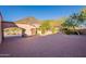 Landscaped backyard with mountain views and gated entry at 5113 W Arrowhead Lakes Dr, Glendale, AZ 85308