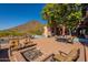 Fire pit and seating area with mountain views at 5113 W Arrowhead Lakes Dr, Glendale, AZ 85308