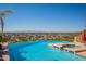 Infinity pool and spa with breathtaking city and mountain views at 5113 W Arrowhead Lakes Dr, Glendale, AZ 85308