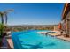 Expansive infinity pool with a spa and breathtaking panoramic views at 5113 W Arrowhead Lakes Dr, Glendale, AZ 85308