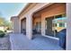 Extended covered patio, with built-in grill and seating area at 5845 N Turquoise Ln, Eloy, AZ 85131