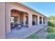 Large covered patio perfect for relaxing and entertaining at 5845 N Turquoise Ln, Eloy, AZ 85131