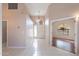 Bright and airy entryway with tile flooring and high ceilings at 6403 S Fairway Dr, Gold Canyon, AZ 85118