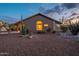 Single-story home with desert landscaping and a neutral color scheme at 6403 S Fairway Dr, Gold Canyon, AZ 85118