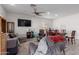 Spacious living room and dining area with hardwood floors at 670 E Wiley Way, Casa Grande, AZ 85122