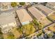 Aerial view of house's backyard, showing part of the house and neighboring properties at 7225 W Jones Ave, Phoenix, AZ 85043