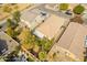 An aerial view of a house with backyard, including a patio and some trees at 7225 W Jones Ave, Phoenix, AZ 85043