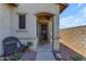 Inviting front entrance with a decorative security door at 7325 W Pleasant Oak Way, Florence, AZ 85132