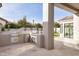 Outdoor kitchen with grill and sink at 7705 E Doubletree Ranch Rd # 39, Scottsdale, AZ 85258