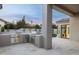 Outdoor kitchen with stainless steel appliances at 7705 E Doubletree Ranch Rd # 39, Scottsdale, AZ 85258