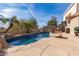 Stunning pool and spa with flagstone patio at 8687 E Tuckey Ln, Scottsdale, AZ 85250