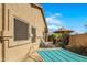 Private backyard with hammock and patio furniture at 8947 E Mescal St, Scottsdale, AZ 85260