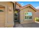 House exterior showing walkway to the front door at 8947 E Mescal St, Scottsdale, AZ 85260