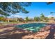 Well-maintained tennis court in a residential community at 8947 E Mescal St, Scottsdale, AZ 85260